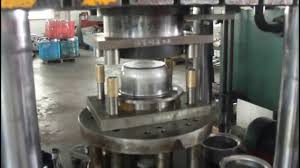 Hydraulic Press Doing Fabrication For Stainless Steel Pot Sink Forming Process Youtube