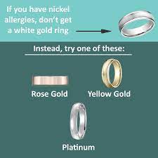 (read more about gold vs platinum jewelry here) Are You Allergic To Your Wedding Ring