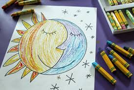 See more ideas about aztec, sun art, aztec art. Sun And Moon Watercolor Project Make And Takes