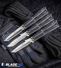 It's a knife up to any task it encounters. Emerson Cqc 7 Tactical Balisong Butterfly Knife Black G 10 3 8 Stonewash Blade Hq
