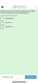 Ich habe am montag praktische fahrprüfung und es soll regnen. Kann Mir Jmd Diese Theorie Frage Erklaren Fahrschule