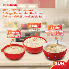 Tak semua makanan boleh terus diperkenalkan kepada bayi yang baru hendak mengenal makanan pejal. Kasih Sun Selain Memenuhi Kebutuhan Nutrisi Memberikan Mpasi Sesuai Tahapan Usia Adek Bayi Merupakan Cara Untuk Mengenalkan Tekstur Yang Berbeda Ketika Menginjak Umur 6 Bulan Mpasi Sudah Mulai Diberikan Kepada Adek