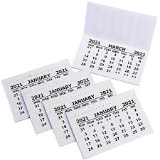 Here are the 2021 printable calendars 2021 Calendar Tabs Insert White Mini Calendar Tear Off Pads Month To View 10 Buy Online In Gambia At Gambia Desertcart Com Productid 145363351