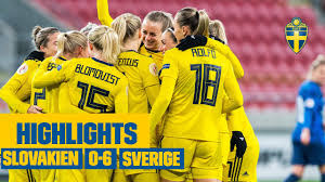 Här finns en rad spelare med både rutin och potential. Highlights Slovakien Sverige 0 6 Em Kval Damlandslaget Kor Over Slovakien Youtube