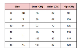 72 Disclosed Size Chart For Kardashian Kollection