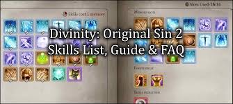 Dos 2 Skills List Guide Faq Team Brg