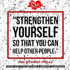 What is an example of being a christian? First Love Uk On Twitter Be Blessed By These Words Of Spiritual Strengthening From The Book How To Become A Strong Christian By Our Father And Founder Bishop Dag Heward Mills Thursdaythoughts Onlyinflc