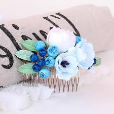 Free shipping on orders of $35+ and save 5% every day with your target redcard. Blue Flower Hair Comb Handmade With Love Oriflowers