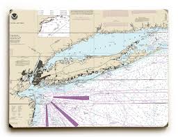 ny long island ny nautical chart sign