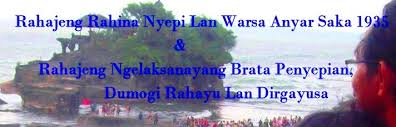 Check spelling or type a new query. Selamat Hari Raya Nyepi Rahajeng Rahina Nyepi Lan Warsa Anyar Saka 1935 Kompasiana Com