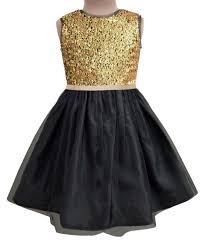 Another Great Find On Zulily Black Gold Glitter Dress Infant Toddler Girls By A T U N Zulilyfinds Glitter Dress Gold Glitter Dress Girls Dresses