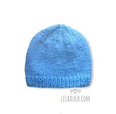 Knitted hats are a great baby shower gift. Easy Newborn Baby Hat Free Knitting Pattern Using Straight Needles Crochet Knit Patterns Recipes Lifestlye Blog