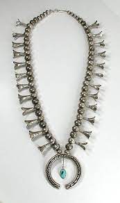 Restringing A Squash Blossom Necklace Genuine Pearl Jewelry Silver Jewelry Cleaner Jewelry