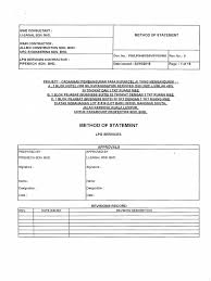 Fst engineering sdn bhd (malaysia). Method Statement Lpg Services