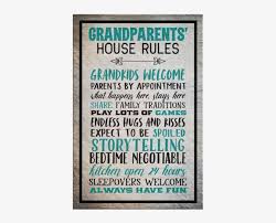 This, family rules removable wall decal sticker is the perfect addition to any family home. Canvas Wall Art Quote Grandparent S House Rules Typography Poster Transparent Png 600x600 Free Download On Nicepng