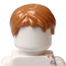 Lego Captain America 76042 Hair Wig Medium Dark Flesh Hair Short 62810 Short Hair Styles Lego Wigs