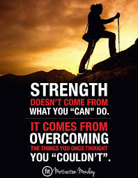 Strength does not come from physical capacity. Strength Comes From Quotes Quotesgram