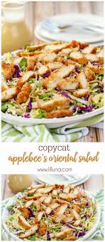 Applebees Oriental Chicken Salad Recipe Video Lil Luna Recipe Applebee S Oriental Chicken Salad Recipe Chicken Salad Recipes Best Salad Recipes