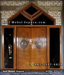 Tentu saja menjadi keinginan semua orang bukan. Kusen Pintu Masjid Kayu Jati Modern Arif Mebel Jepara