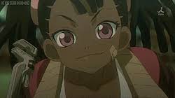 Gif anime animated film, anime, purple, black hair png. Black Anime Characters Part 2 1