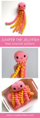 This knitting pattern is a wonderful design by sachiyo ishii. Juniper The Jellyfish Free Crochet Pattern Sweet Softies Amigurumi And Crochet