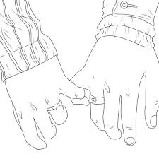People, friends holding hands together. Pin On En Noir Blanc Mode