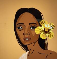 Portrait “Flower” by Riley Fallon '26
