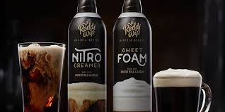 Reddi Wip S New Canned Foam Lets You Make Fancy Coffee Drinks At Home Fancy Coffee Drinks Flavored Coffee Creamer Making Cold Brew Coffee