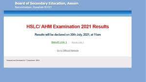 Click on the link 'hslc result 2021' available on the homepage. Vhe6gwqteamepm
