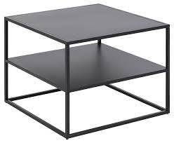 The stylish legs give the sturdy looks to the center table. Zwarte Salontafel