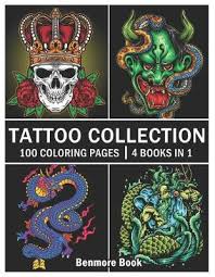 On this page you'll find free samples from my range of printable coloring books and published coloring books, which have sold over 3.5 million copies worldwide!these coloring pages are also fun for teens, tweens and kids! Magrudy Com Tattoo Collection An Adult Coloring Book With 100 Incredible Coloring Pages Awesome And Relaxing Tattoo Designs For Men And Women