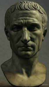 Reconstruction of Julius Caesar's head by National Museum of Antiquities in  Leiden, Netherlands