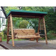 Sol 72 Outdoor Arliss Swing Seat With Stand Wayfair Co Uk Garden Swing Garden Swing Seat Wooden Garden Swing