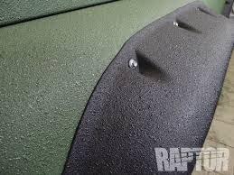 uaz hunter full overspray raptorised bedliner paint job jeep wj truck bed liner