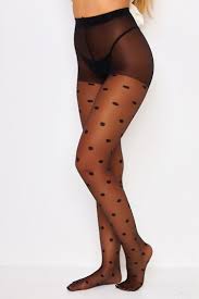 Collant transparent wolford satin touch en voile 20 deniers. Collants Noirs A Pois Transparent 20 Deniers Brentiny Paris