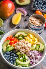 Paleo Mango Salsa Bowl With Tuna Recipe Paleo Dinner Recipes Easy Quick Mango Recipes