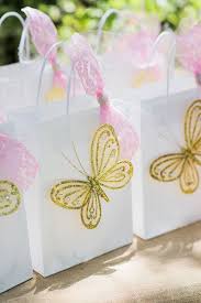 Birthday Party Goodie Bags For Girls Butterfly Gift Bags From An Enchanted Fairy Garden Birthday Party On Ka Garden Party Birthday Butterfly Birthday Party Decorations 1st Birthday Party For Girls
