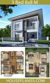 You don't need to worry. House Plans 8x8 With 3 Bedrooms In 2021 House Construction Plan House Plan Gallery Small Modern House Plans