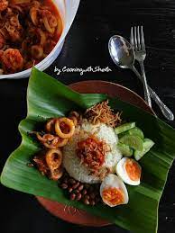 Nasi Lemak Sambal Cumi Cooking With Sheila Fotografi Makanan Resep Masakan Foto Makanan