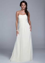 Welcome To Davids Bridal Chiffon Dress Long Casual Wedding Dress Wedding Dresses