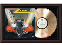 The zz top eliminator hot rod became a legend by appearing in several rock music videos. Zz Top Eliminator Cherrywood Reproduction Signature Gold Lp Record Display M4 Gold Record Outlet Album And Disc Collectible Memorabilia
