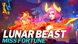 Lunar beast, xayah, rakan, diana, leona, katarina, project, and more! Lunar Beast Miss Fortune Skin Spotlight League Of Legends Wild Rift Youtube