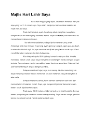 Penggunaan media elektronik sepeti whatapps, telegram, facebook, intagram, twitter dan sebagainya memeriahkan lagi ucapan selamat. Contoh Karangan Pengalaman