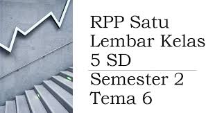 Sdn ketabang pendidikan kewarganegaraan vi. Rpp Satu Lembar Kelas 5 Sd Mi Semester 2 Tema 6 Mitra Kuliah