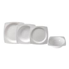 karaca fine bone bridal 24 parca yemek takimi kare karaca