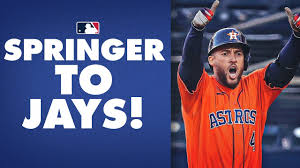 Latest on toronto blue jays center fielder george springer including news, stats, videos, highlights and more on espn Blue Jays Reportedly Sign George Springer Career Highlights From Postseason Legend Youtube