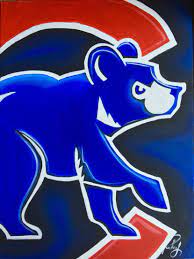We gathered images from chicago businesses. Chicago Cubs Painting Canvas Print Chicago Cubs World Series Chicago Cubs Diy Chicago Cubs