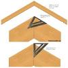 So you'll need to two pieces each cut to 22.5. 1
