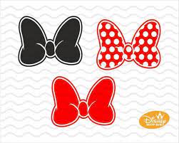Svg Dxf Png Minnie Mouse Bow Clipart Layared Minnie Mouse Etsy Bow Clipart Minnie Mouse Bow Minnie Mouse Outline