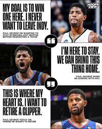 Paul george said clippers didn't celebrate christmas with families until yesterday after playing in denver. Nba Skits On Twitter Paul George Has Been Lying For Years